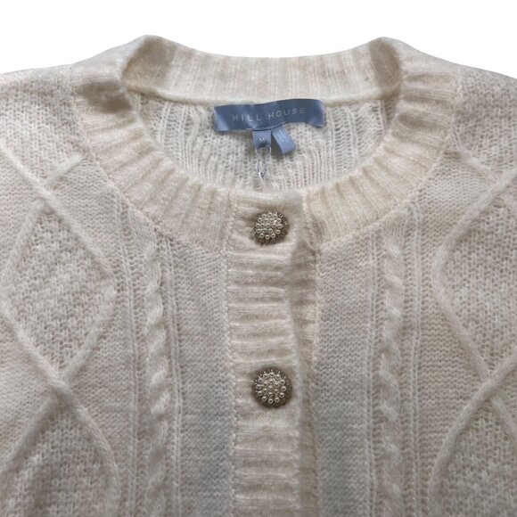 Tuckernuck Hill House Ollie Cardigan Sweater in Coconut Milk Size Medium NEW! - Picture 7 of 13